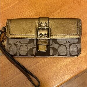 2004 Special Edition Fall Coach Signature C wallet wristlet